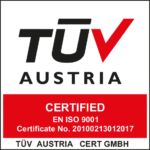 Certificado TUV AUSTRIA ISO 9001
