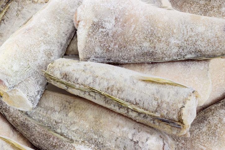 Productos del mar congelados